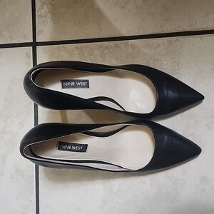 Nine West Black High Heel Shoes (Size 7)